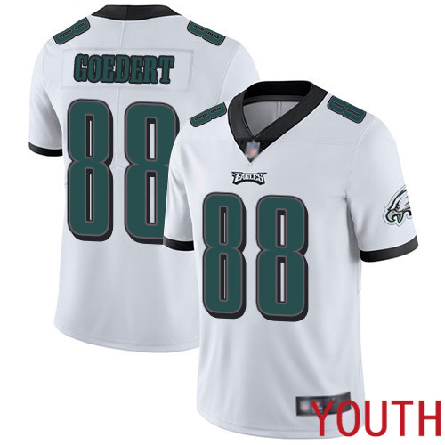 Youth Philadelphia Eagles #88 Dallas Goedert White Vapor Untouchable NFL Jersey Limited Player Football